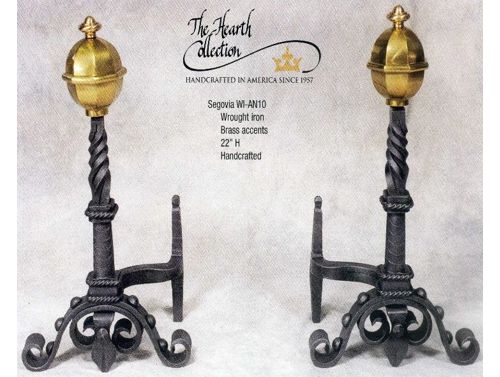 WI-AN10 Segovia Andirons 23H