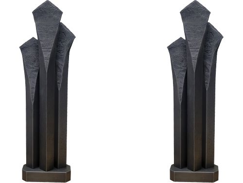 WI-AN3 Arrow Andirons 16H