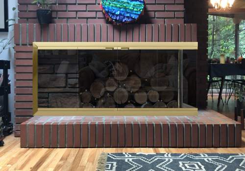 Fireplace Door Project #10559