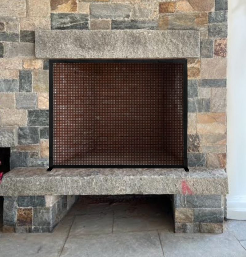 316 Marine Grade Stainless Steel Fireplace Screen