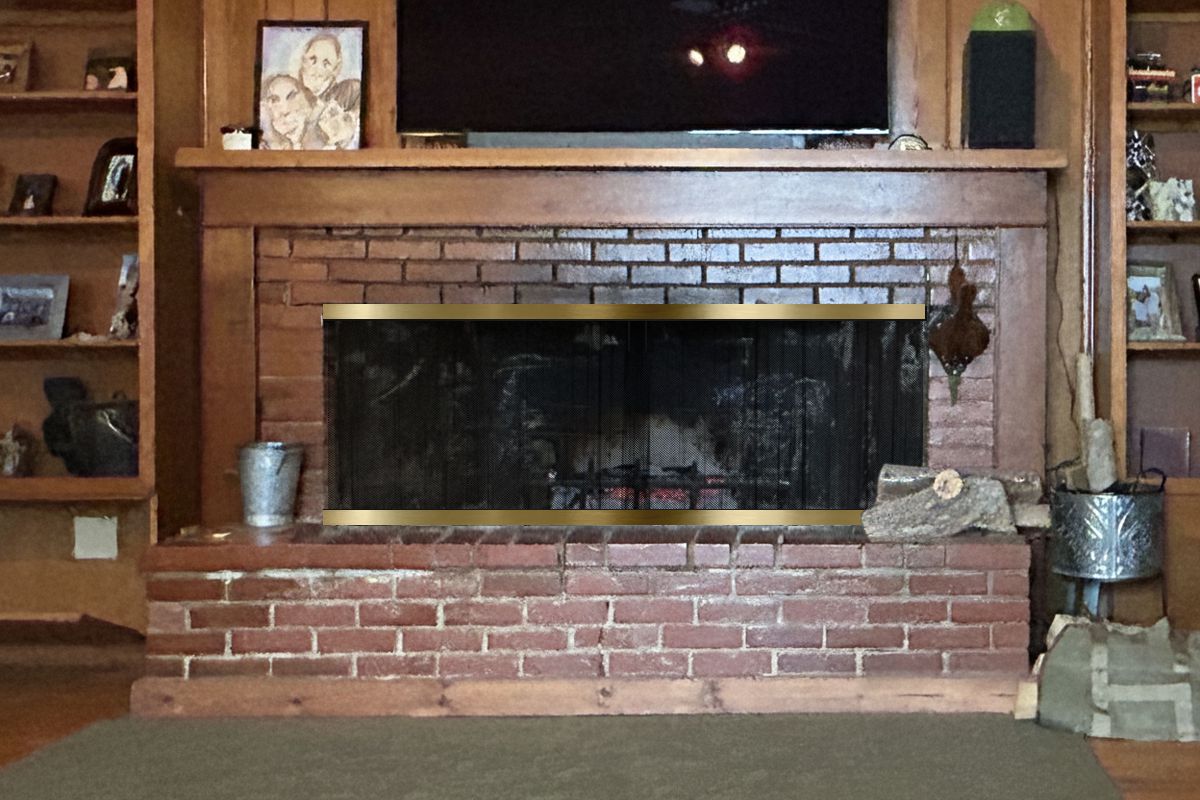 Fireplace Mesh Curtains