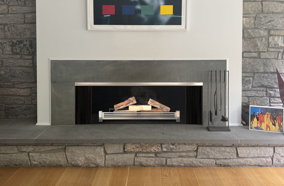 Single Panel Fireplace Screens