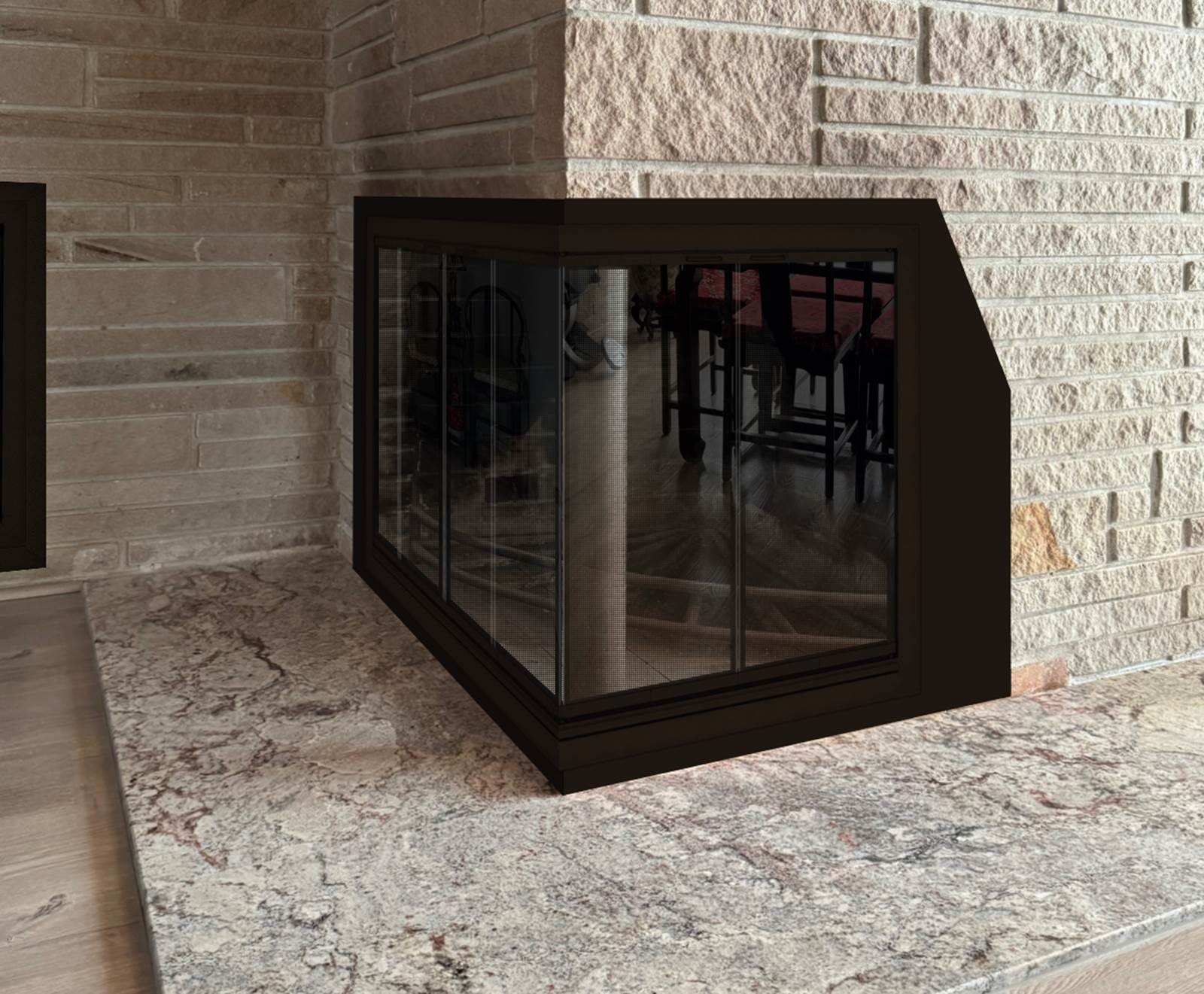 Fireplace Door Project #Lee-T